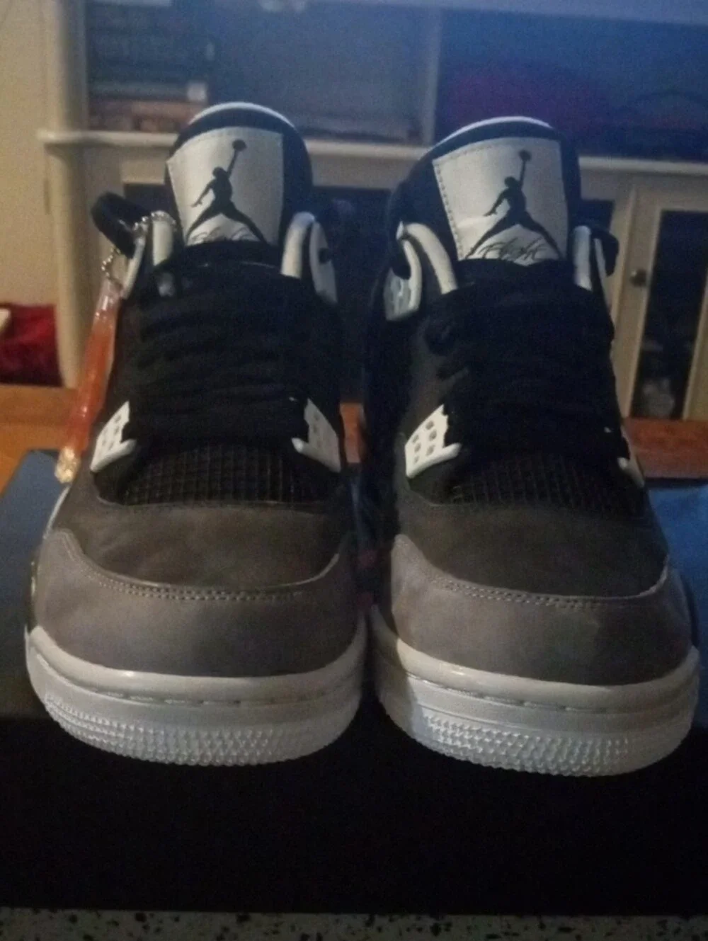 Men's Black &Grey Retro Basketball Sneakers